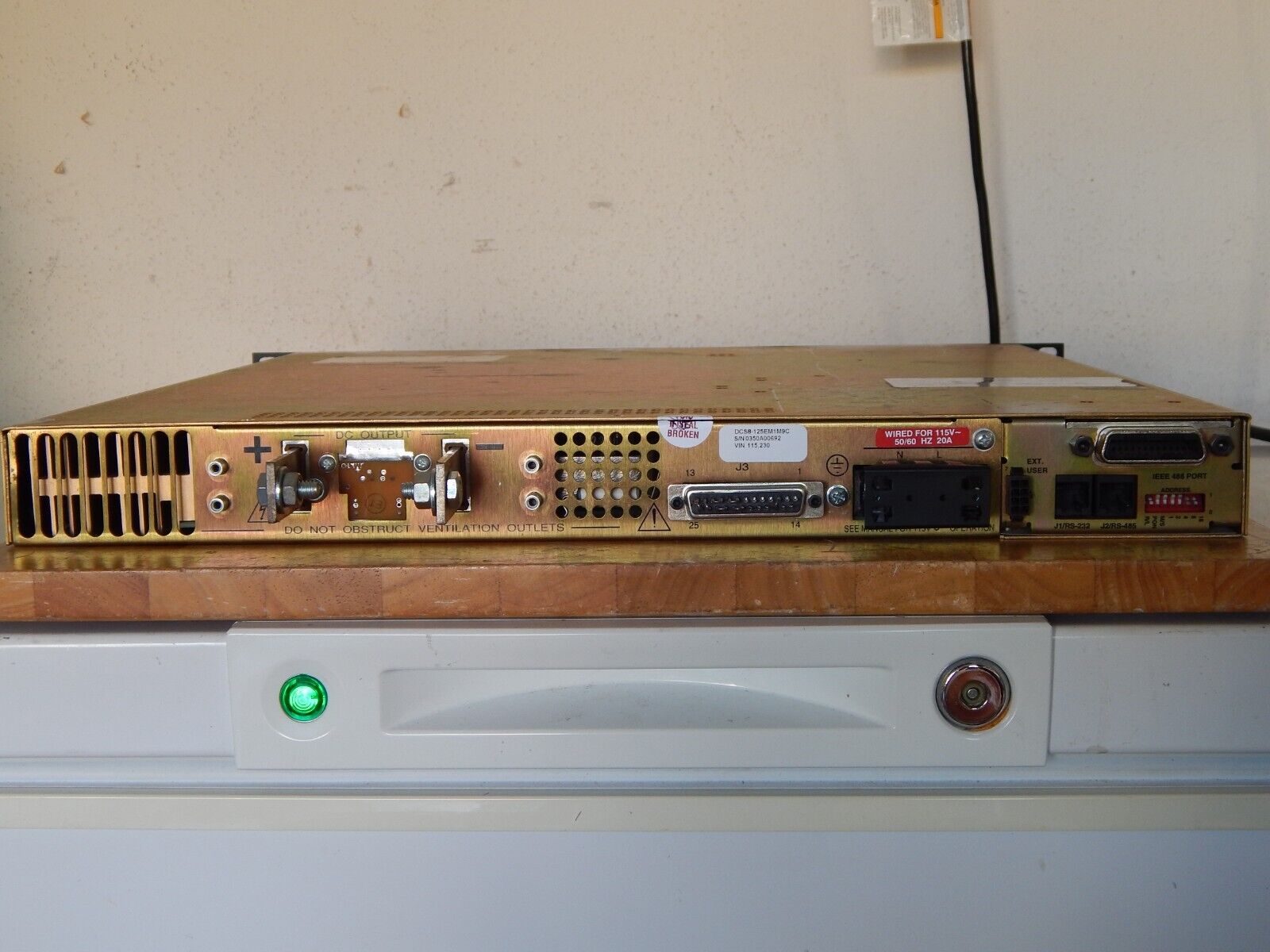 Sorensen DCS8-125E M9C (GPIB) DC Power Supply 8V @ 125A cover stain (3 in stock) Sorensen DCS8-125E M9C (GPIB) DC Power Supply 8V @ 125A cover stain (3 in stock)